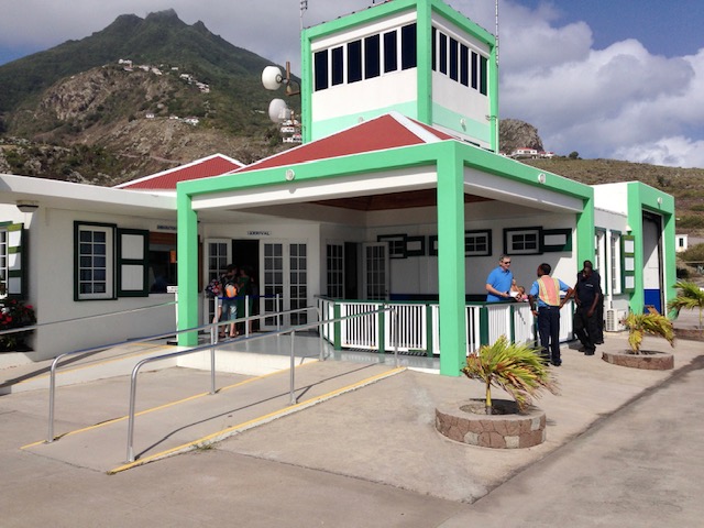 Saba Airport old building Ric Isarin